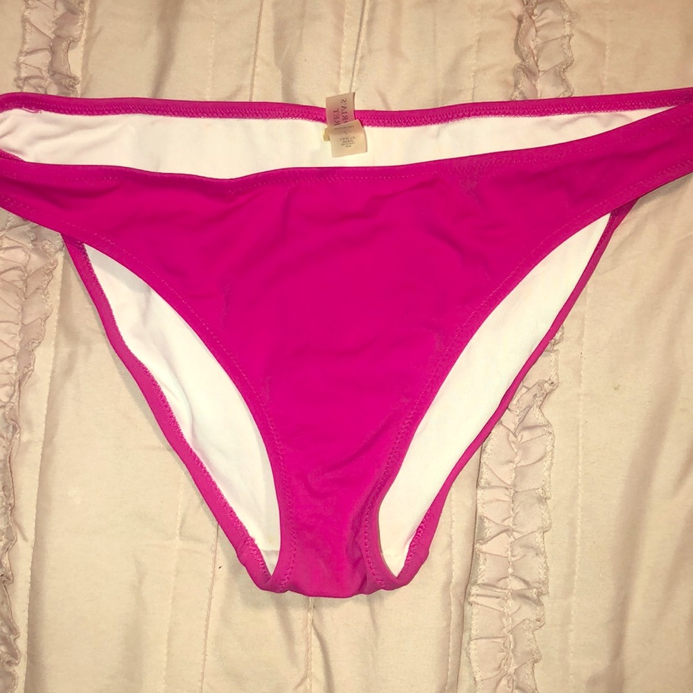 Pink bikini bottoms